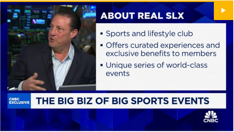CNBC: High-end clientele want curated experiences at sporting events, says Real SLX founder Kenny Dichter